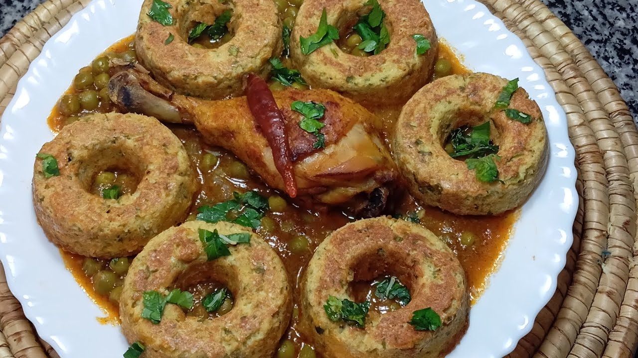 "طاجين كعيكعات الدجاج بالجلبانة 🫛🍗وصفة تقليدية بلمسة عصرية ... 👌طبق رمضاني فاخر 😍