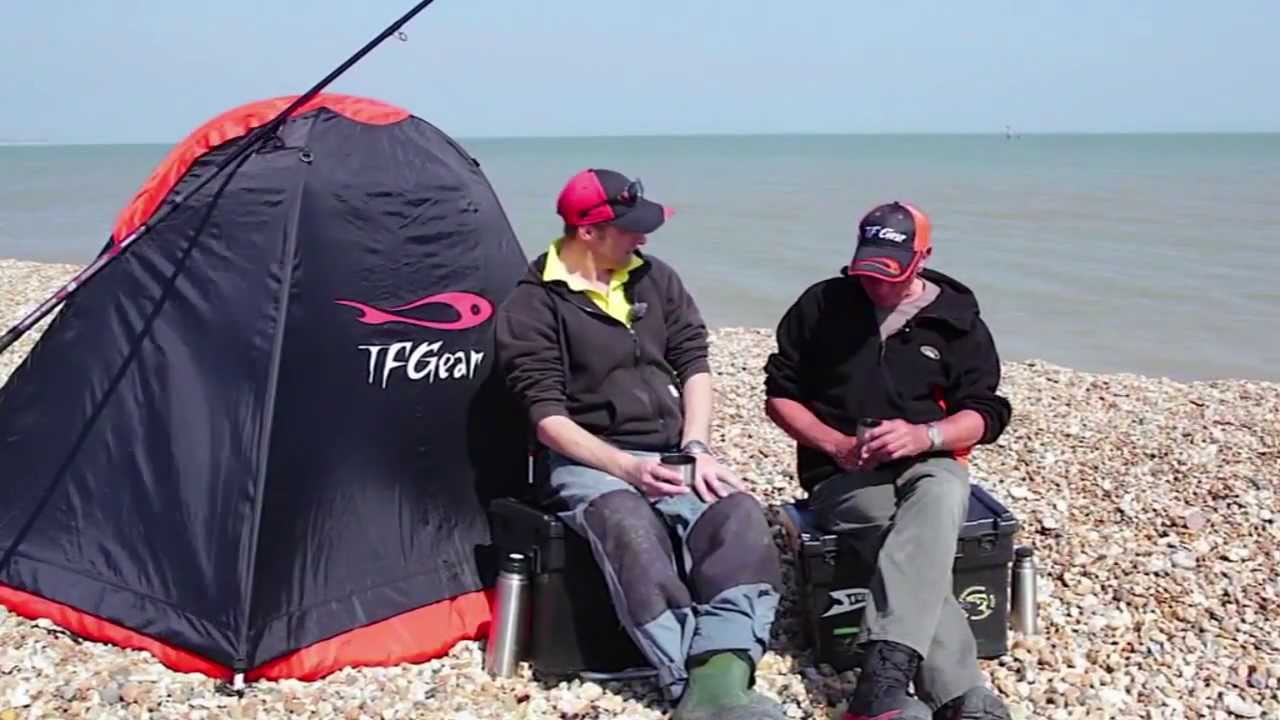 Alan Yates and Paul Fenech picking the right shorefishing location from TF Gear