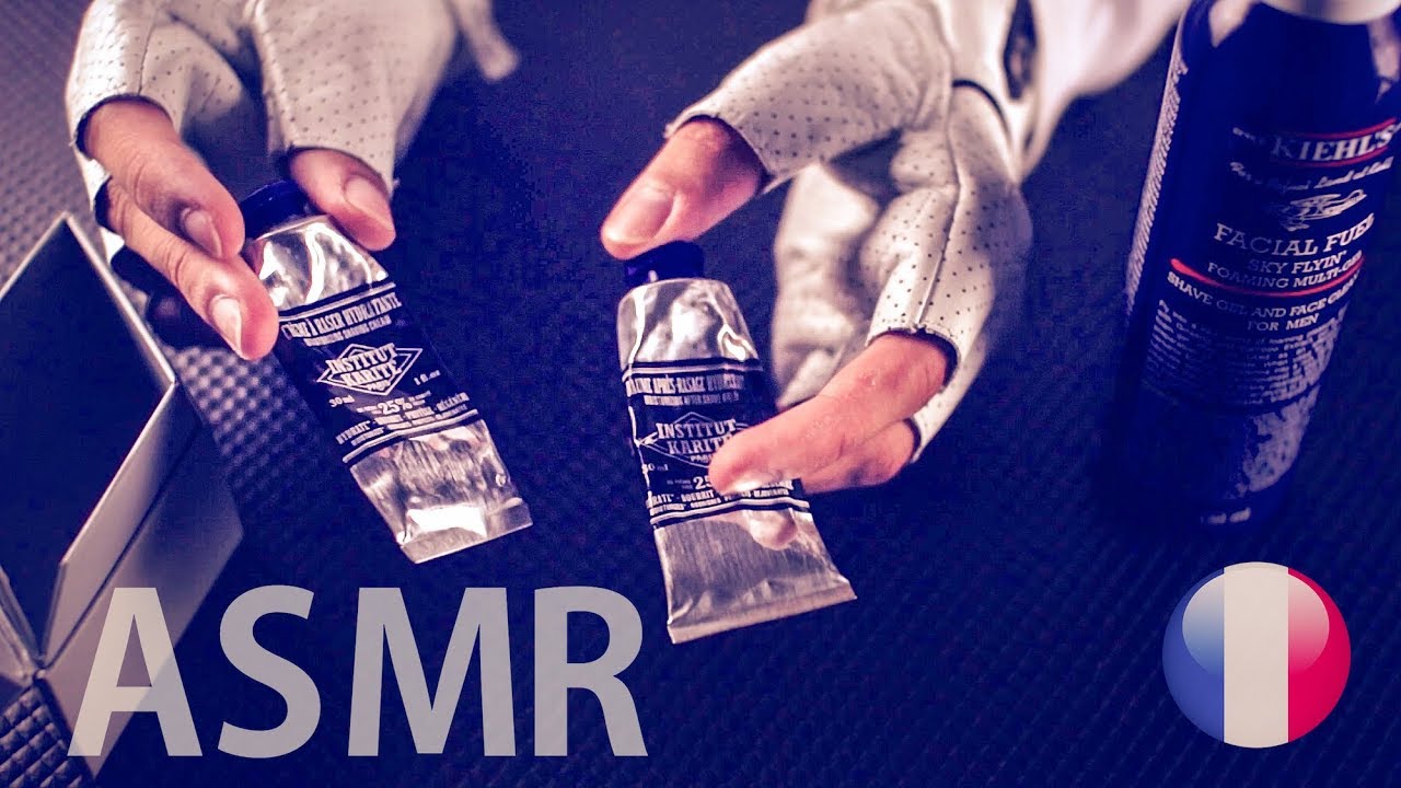 ASMR Produits Routine Soin Visage - FRENCH Soft Spoken