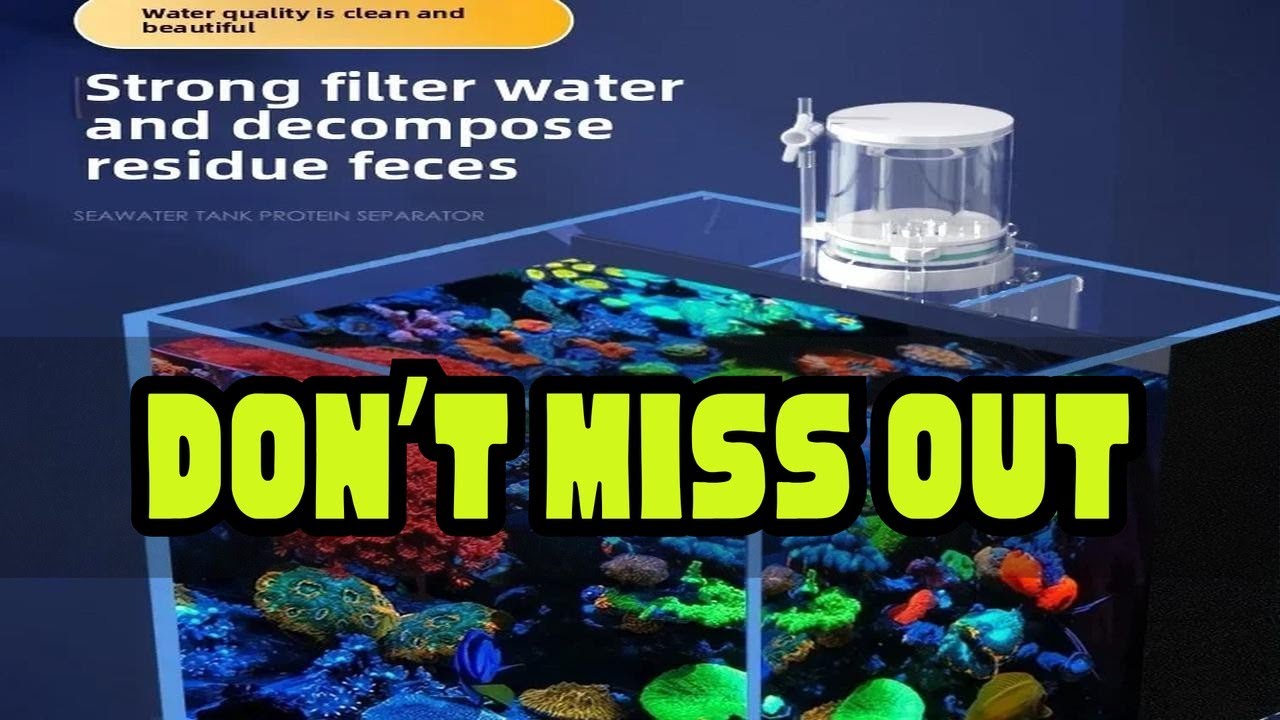 110V-240V New Mini Aquarium Protein Separator Seawater Coral Filter Fish tank built-in mini filter