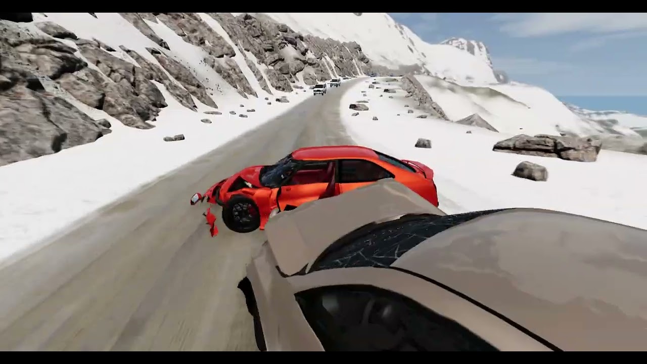 Realistic car crash beamng drive Compialtion