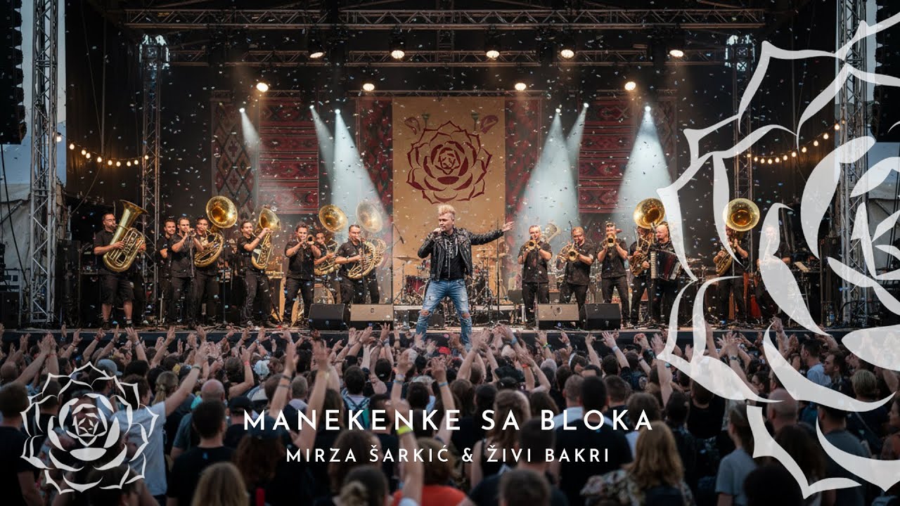 Mirza Šarkić & Živi Bakri - Manekenke sa bloka (Sídliskové manekýnky / Monte Rosa cover)