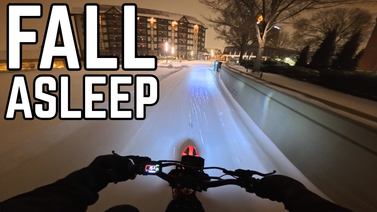 Fall asleep While I Ride in a Snowy City