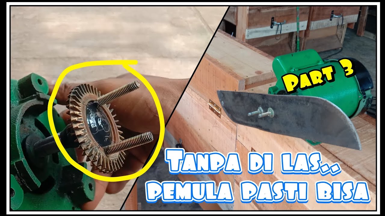 Proses Pemasangan Dudukan Mata Pisau di Dinamo Sanyu Shimizu