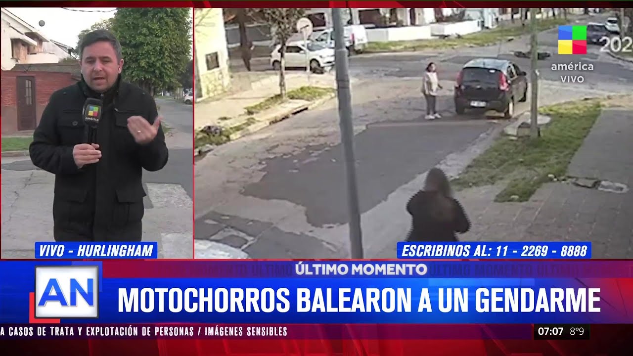 🚨 Violento intento de robo en Hurlingham: un gendarme fue baleado héroe
