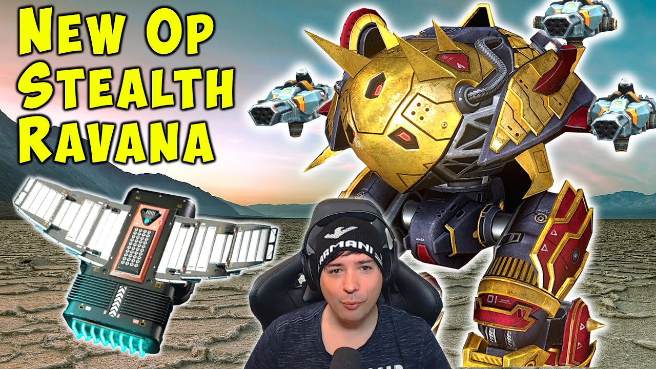 NEW OP Stealth Ravana with Cloaking Unit - War Robots Mk2 Gameplay WR