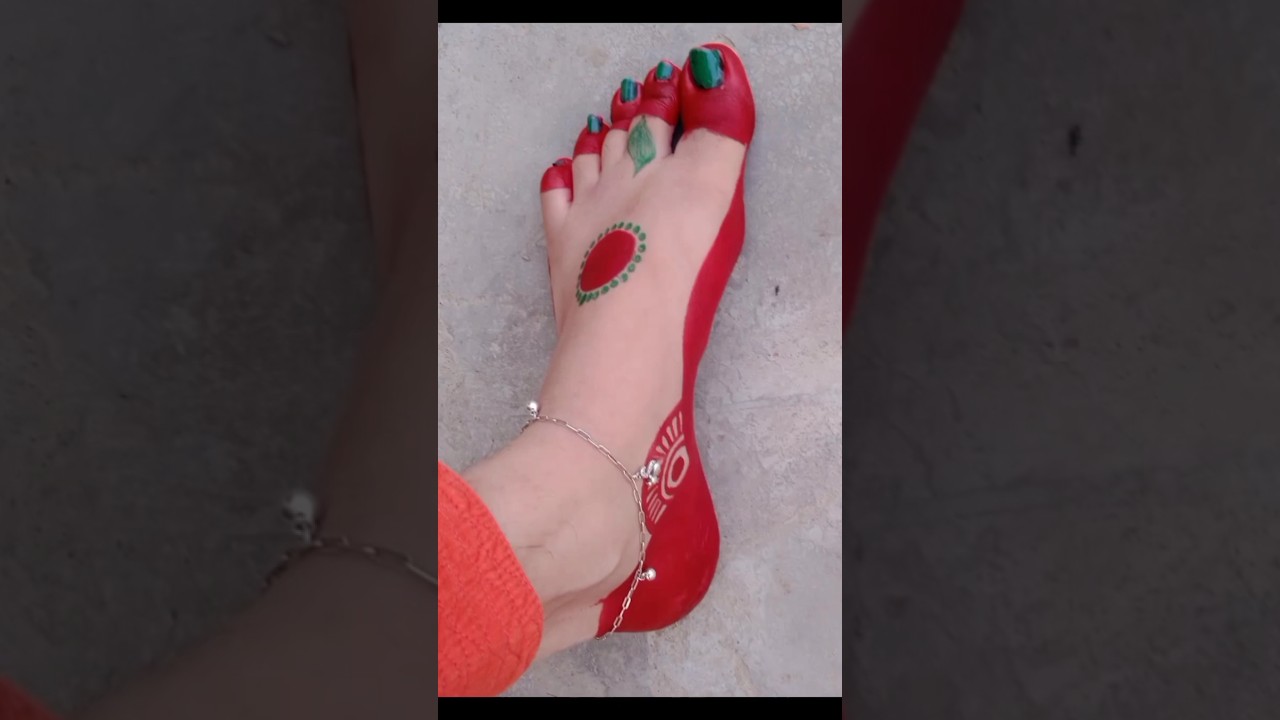 beautiful mahawar design#mahawar #aalta #youtubeshorts #trending #viral #mehndi beautiful aalta