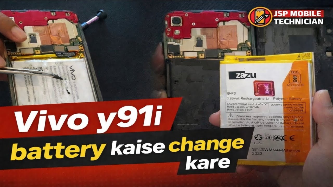 Vivo Y91i 🔋 Battery Kaise Change Kare? | Easy Repair 😱⚡ #shorts #ytshorts #repair #shortsfeed 