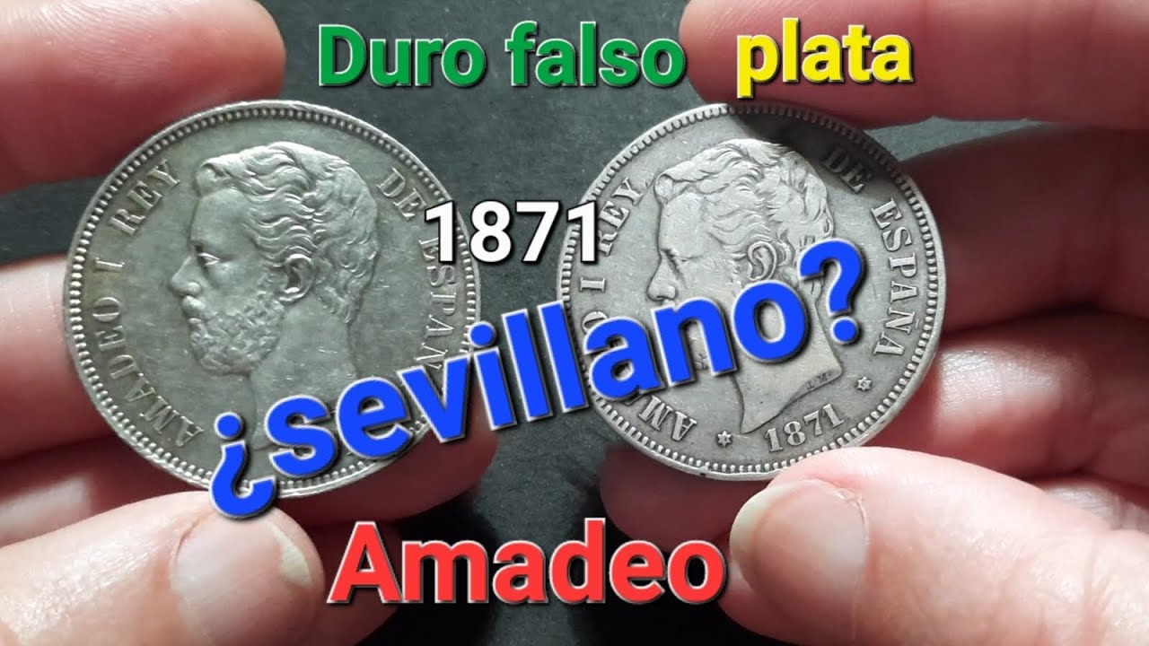 Duro de Amadeo I de plata falso de época...¿sevillano?