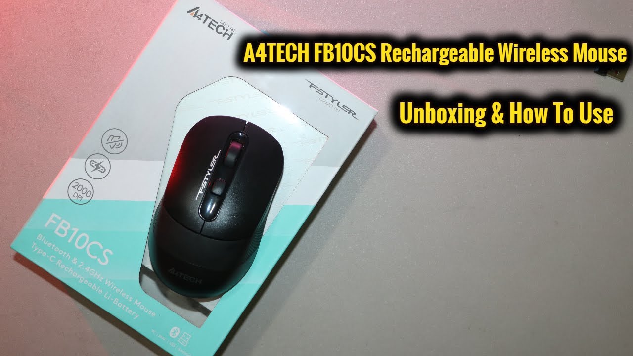 Беспроводная перезаряжаемая мышь A4TECH FSTYLER FB10CS &mdash; бесшумные трёхрежимные мыши