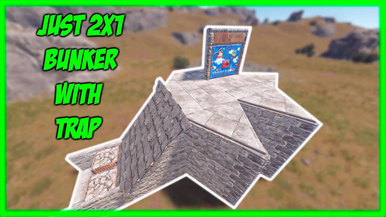 RUST Solo/Duo BASE DESIGN BUNKER / RUST BUNKER BASE DESIGN 2022