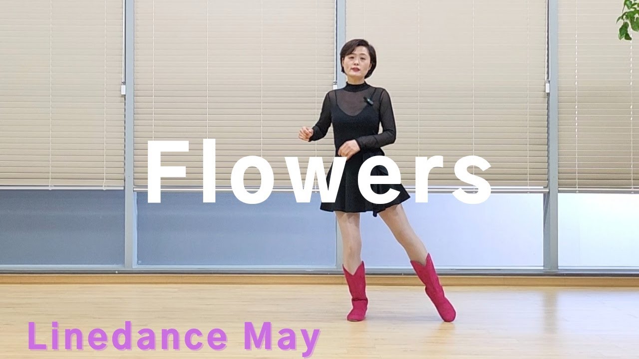 Flowers Line Dance (Beginner: Sally Hung) - Demo
