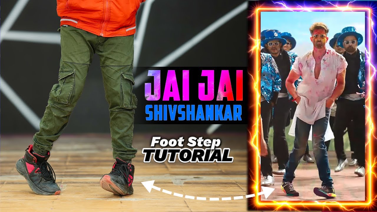 Jai Jai Shiv Shankar Footwork Tutorial | Hrithik Roshan Footwork Tutorial | Ajay Poptron Tutorial