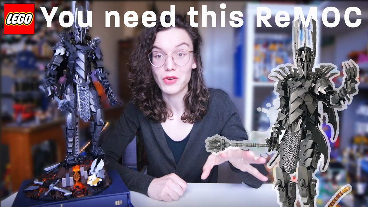 LEGO Sauron buildable figure by MartinLegoDesign - ReMoc review - Lord of the Rings