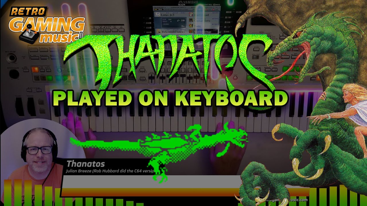 Thanatos Game Music -  ZX Spectrum, C64 & Amstrad CPC cover