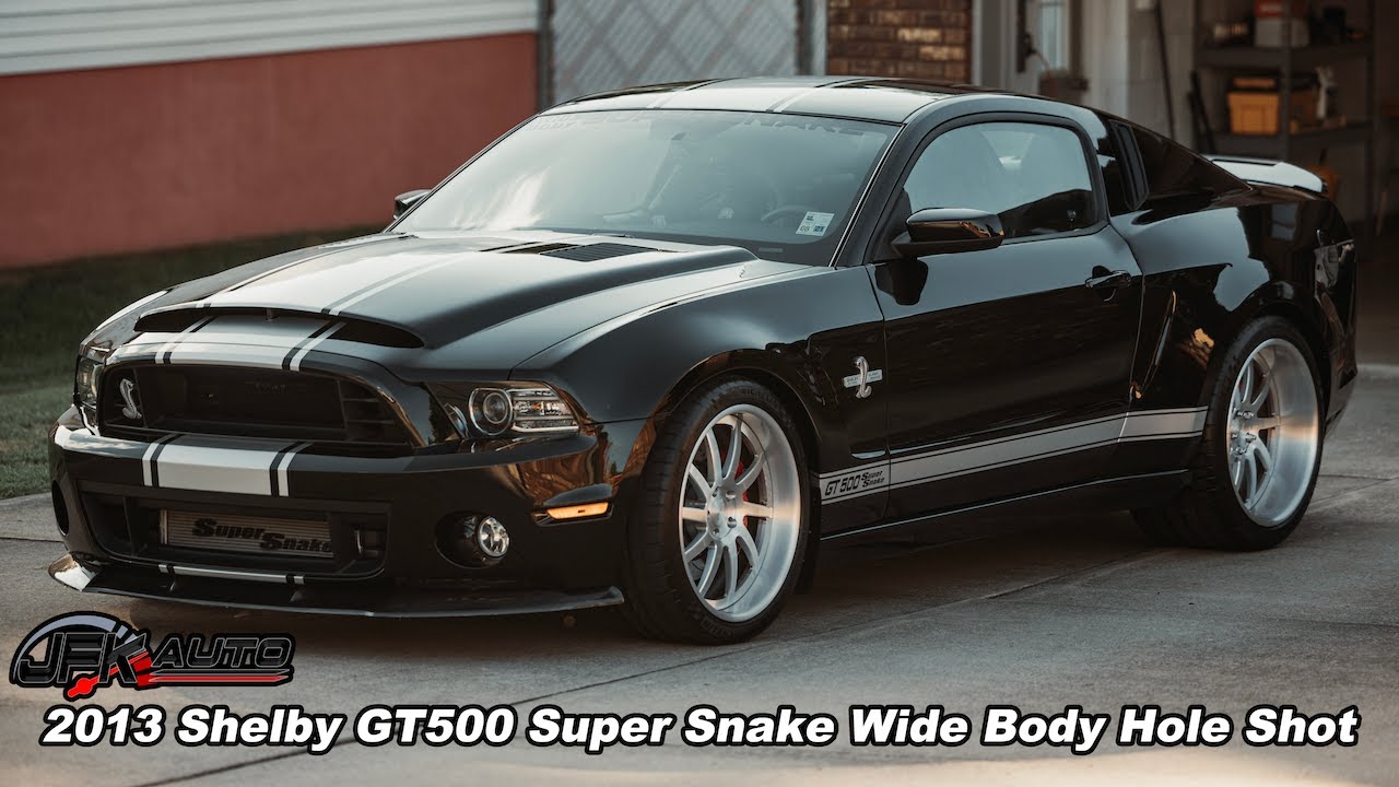 CRAZIEST & LOUDEST 2013 Shelby GT500 Super Snake Wide Body Hole Shot - JFK Auto