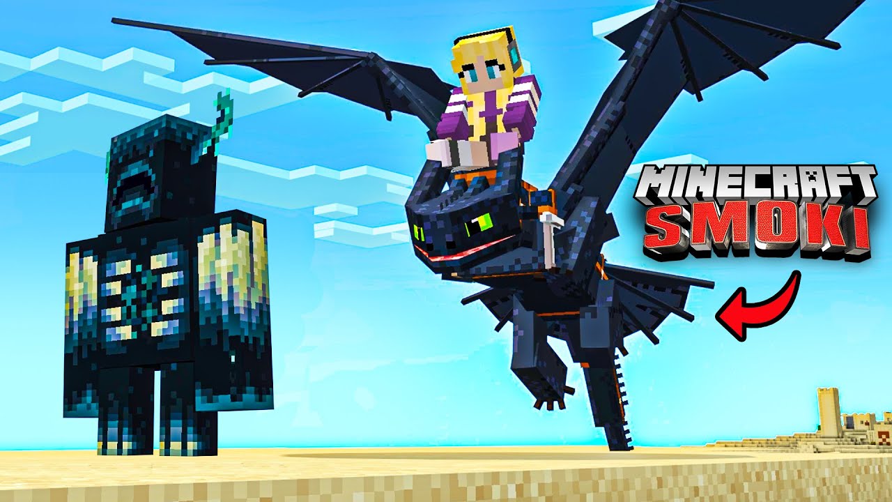 CZY SZCZERBATEK POKONA WARDENA? 💎 JAK WYTRESOWAĆ SMOKA w MINECRAFT