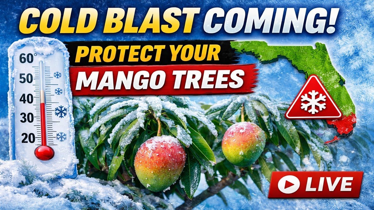 Historic South Florida Freeze: How to Protect Mango Trees & Tropical Fruit