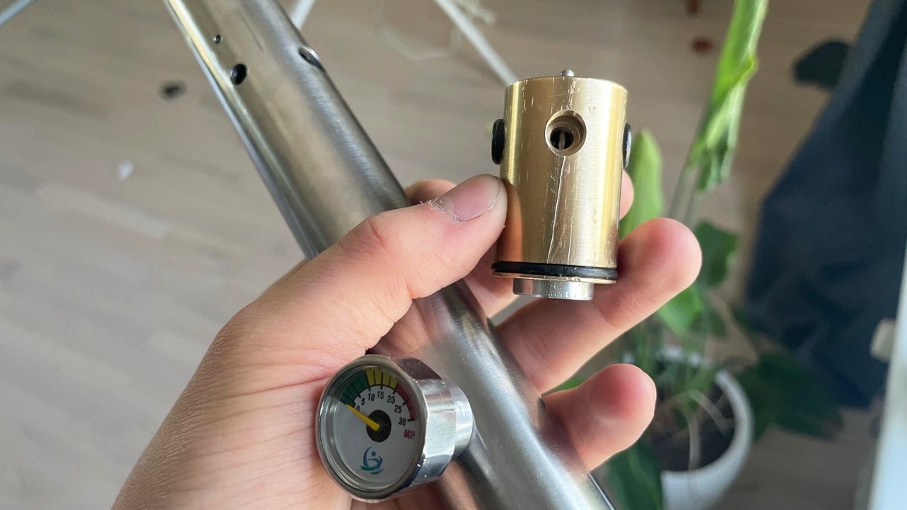 Making a new 3000 PSI Valve from Brass for the stainless tank