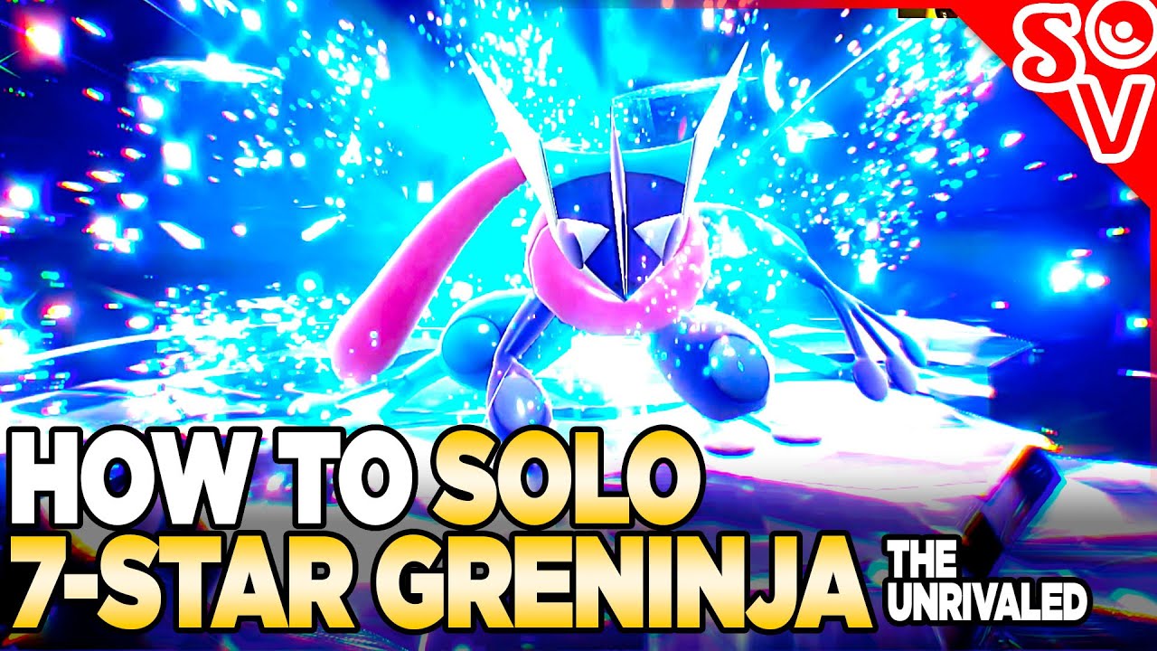 How to SOLO & Farm Greninja The Unrivaled  in Pokemon Scarlet and Violet