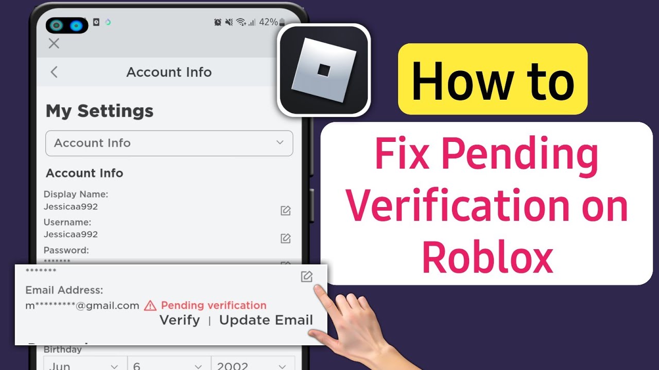 How to fix pending verification on roblox 2026 | roblox email pending verification