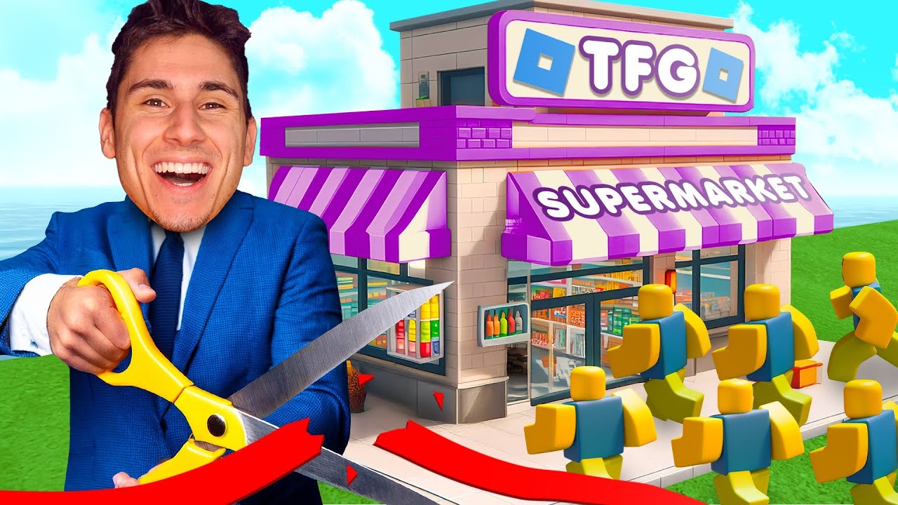 I Played Supermarket Simulator IN ROBLOX!