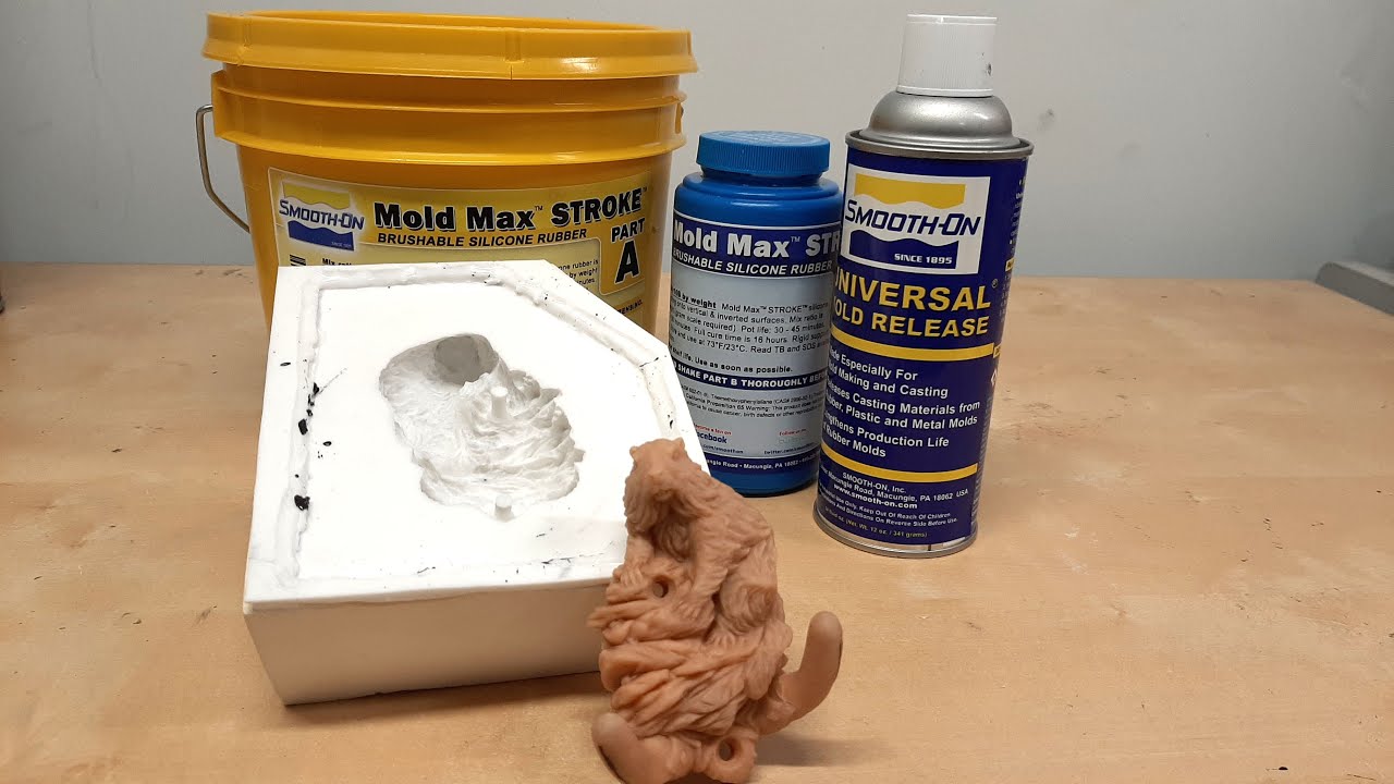 P2 - Creating a 1-Part Brush-On Silicone Mold with Plaster Shell