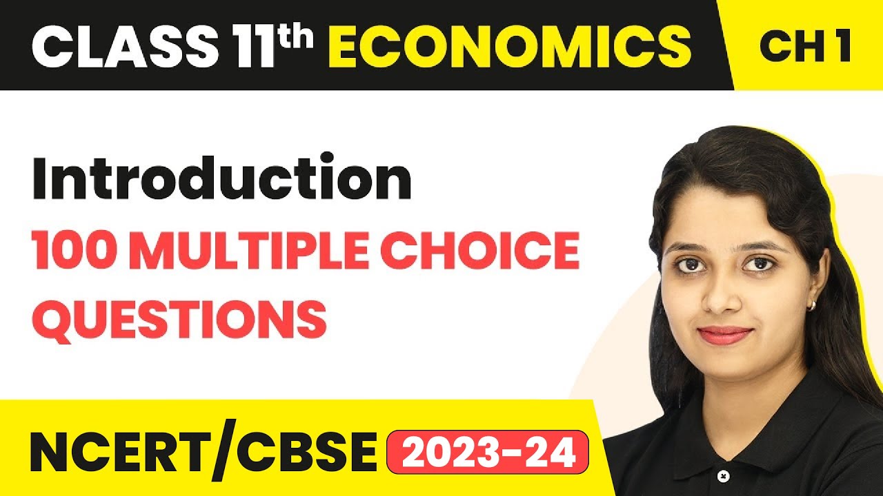 Introduction MCQ | Class 11 Microeconomics Chapter 1