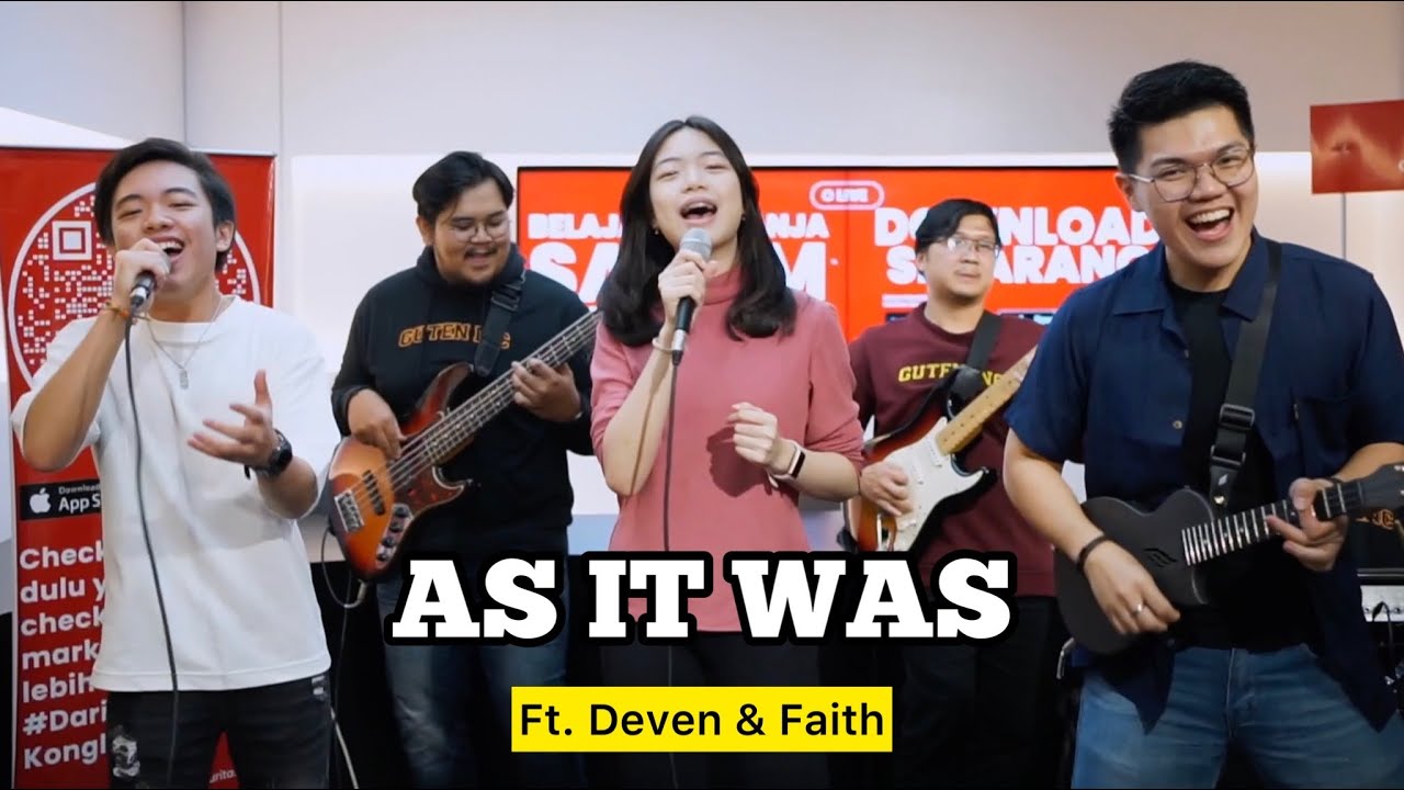 AS IT WAS - Deven & Faith ft. Fivein #LetsJamWithJames