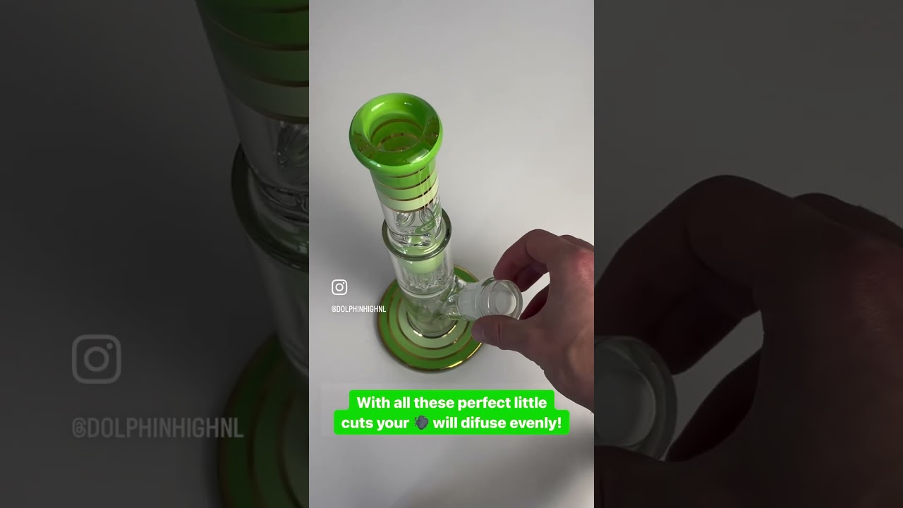 Grace Glass | Small Cane Barrel Bong