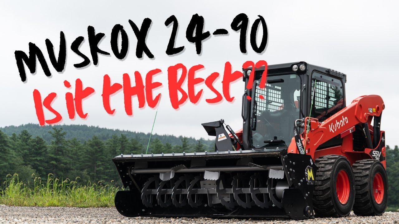 Is the MUSKOX 24-90 snowblower the best skid steer snowblower?
