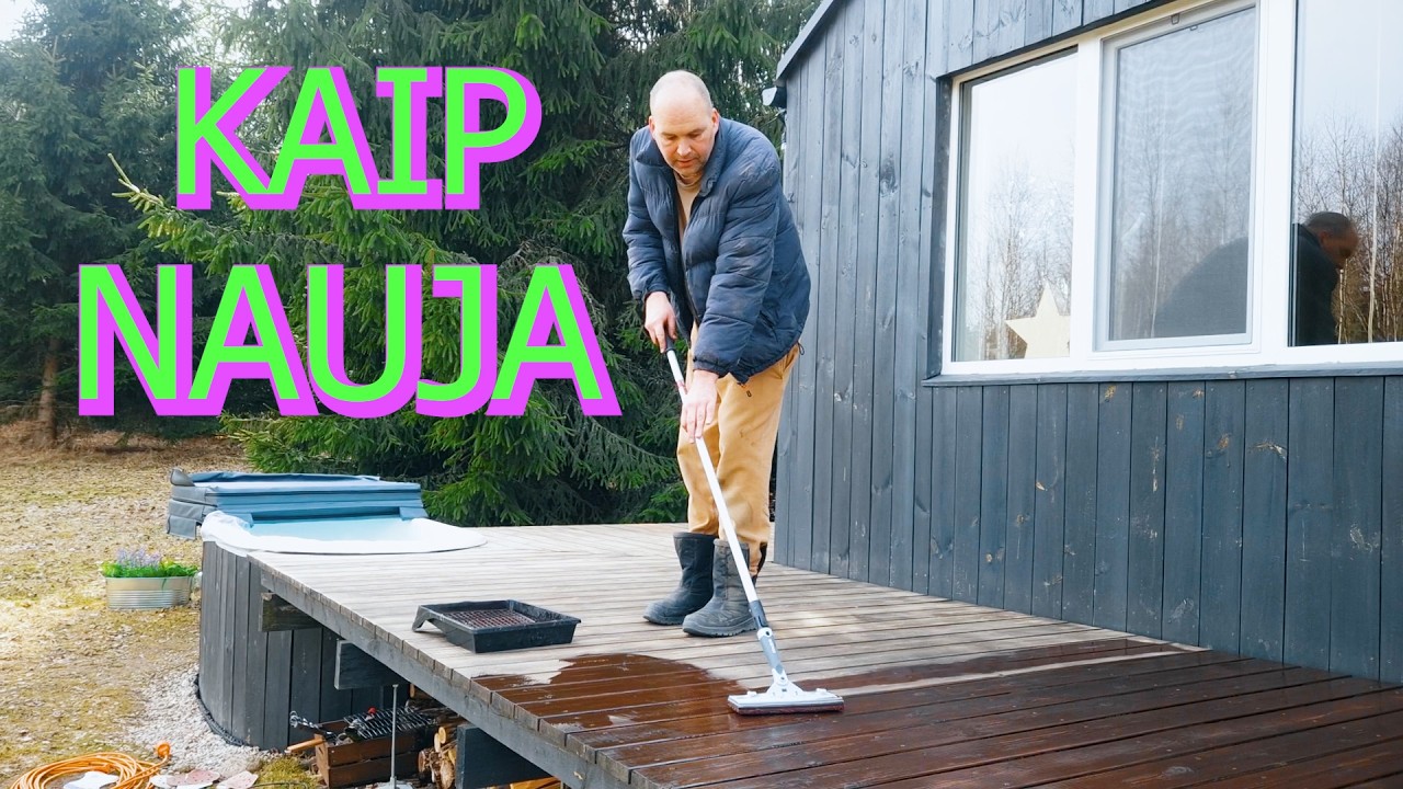 Terasa ir lauko baldai NUALIEJUOTI, kaimo turizmo verslas klesti, pirtį vis dar statom 🔥🔥🔥
