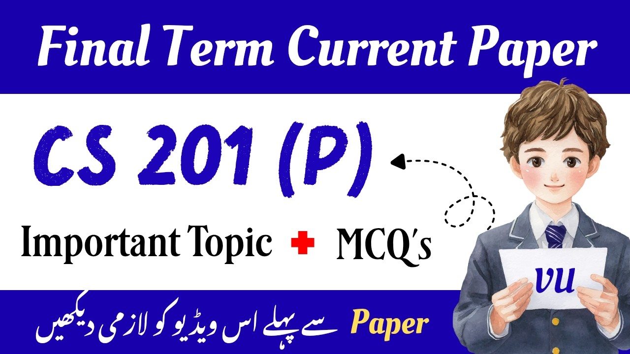 CS 201 P Final term Current paper 2026 |Cs 201p finalterm  paper #vu​​ #cs201p ​​ #2026​​ #finalterm