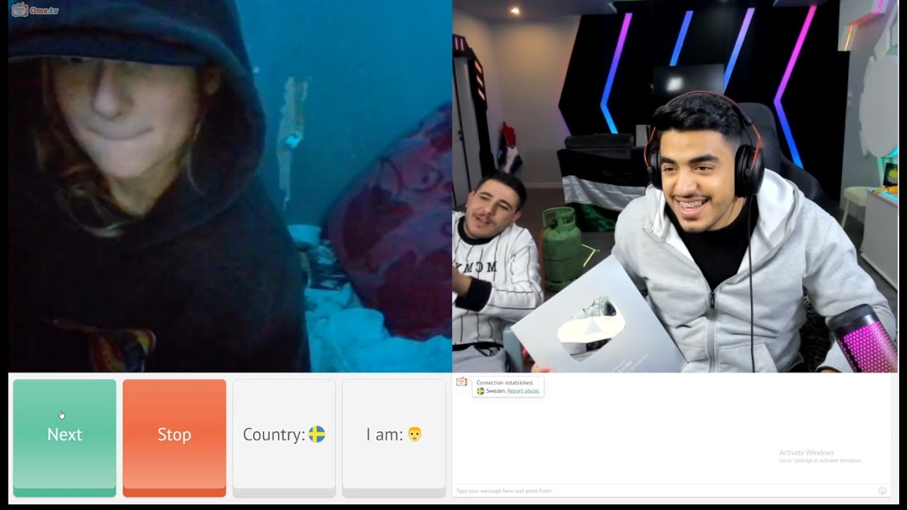 عبسي بث اومي تيفي ll نطبق الي تعلمنا ome tv مع ذباح وحماده 🔥🔥