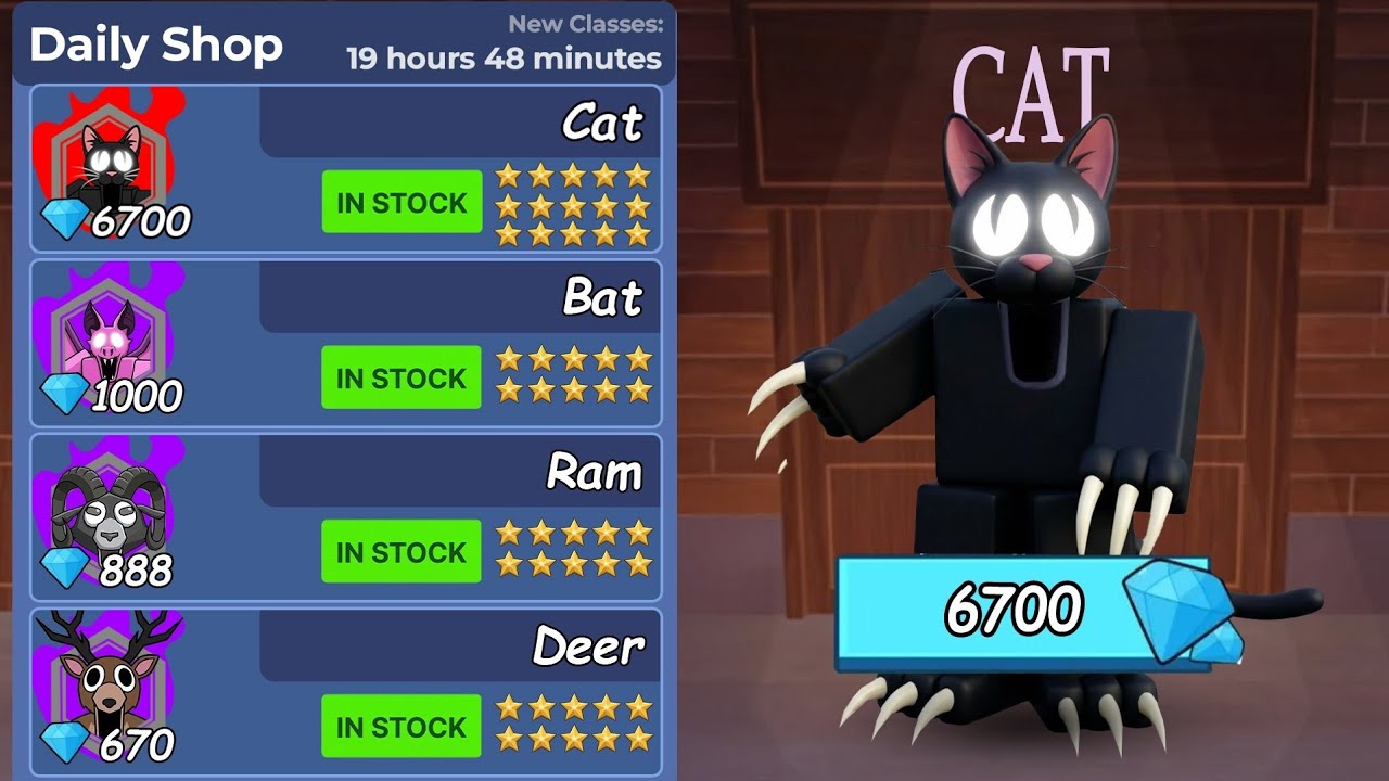 99 Nights But You Can BUY Monster Classes!