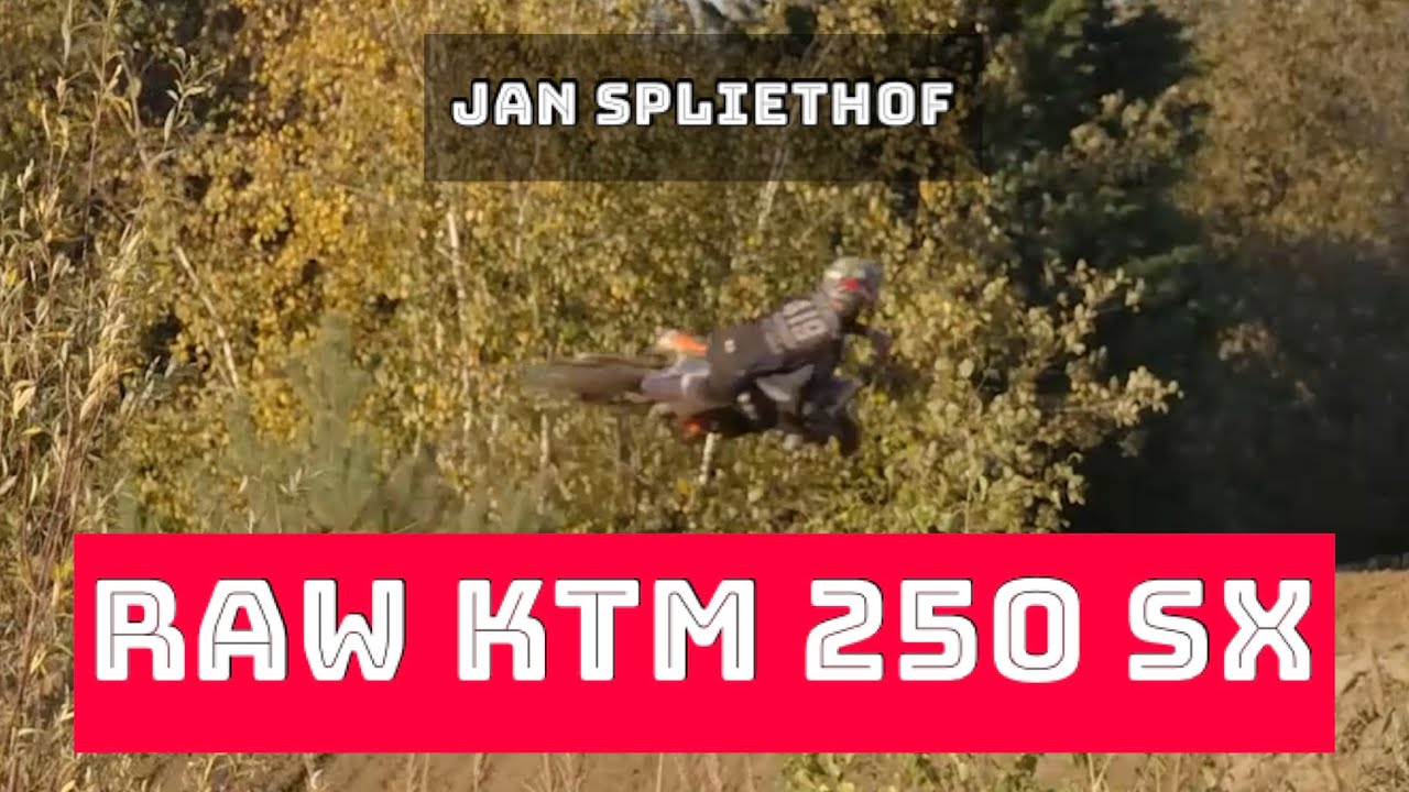 Raw KTM 250SX Sandtrack