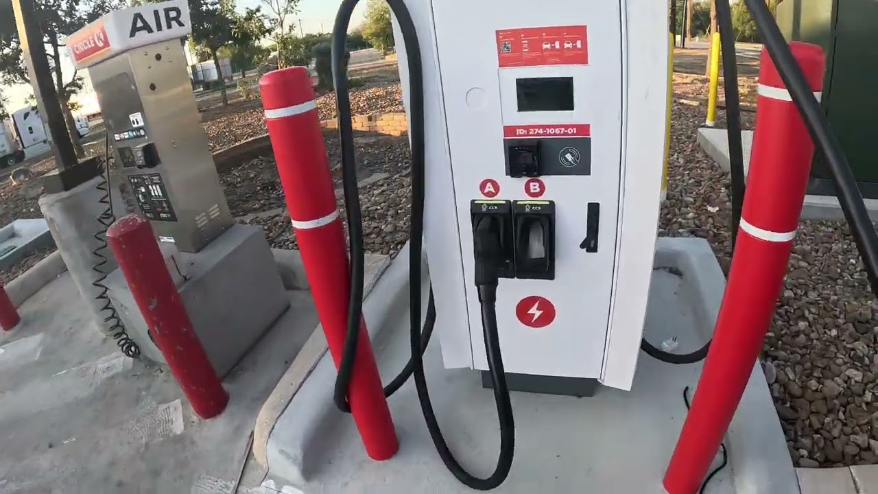 Two newly opened EV charging locations Circle K site review 