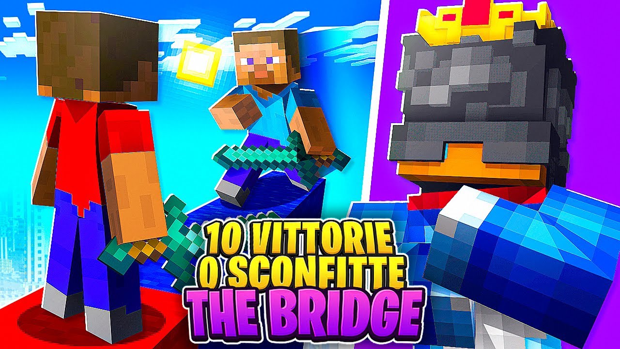 Provo THE BRIDGE su Minecraft BEDROCK EDITION per la PRIMA VOLTA