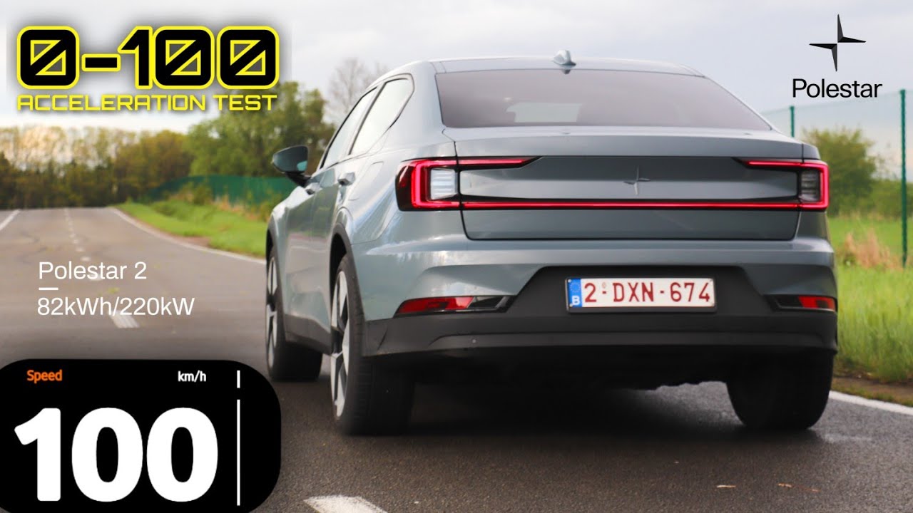 Polestar 2 (300pk) | 0-100 Acceleration TEST!
