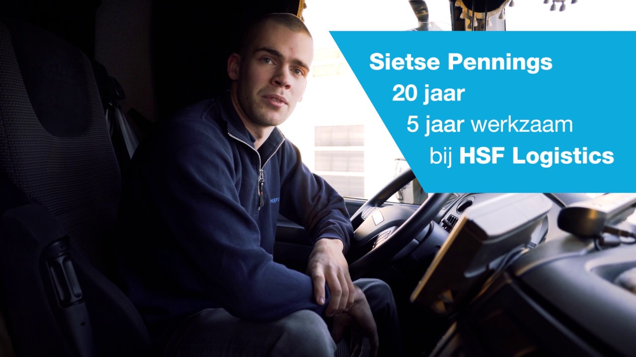 Sietse, chauffeur bij HSF Logistics