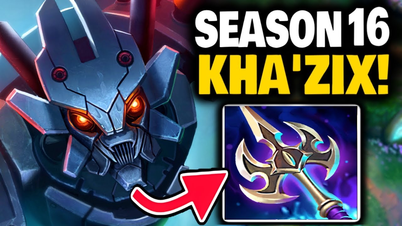 HOW to KHA'ZIX Jungle in SEASON 16!!!