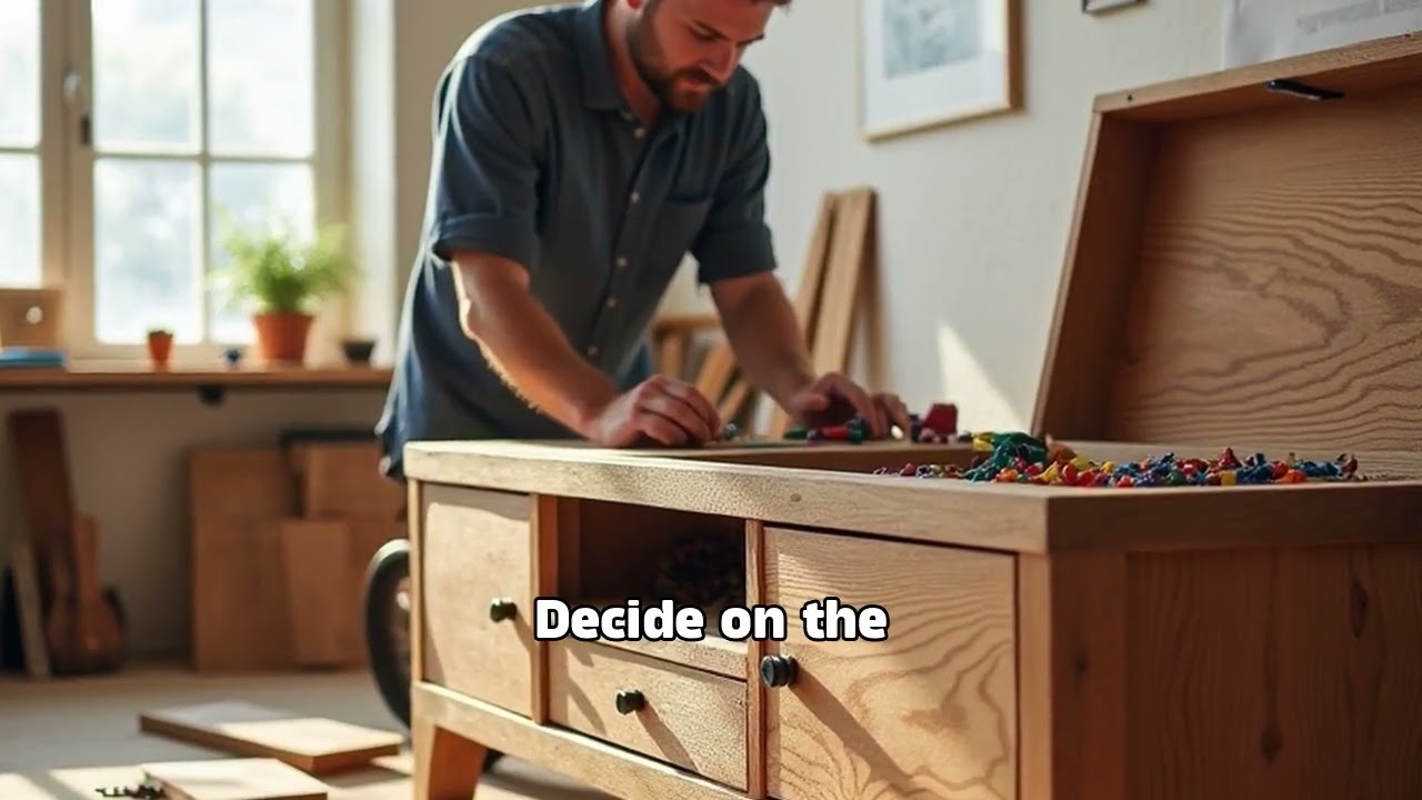 **Title: How to build custom TV stands 🏡**