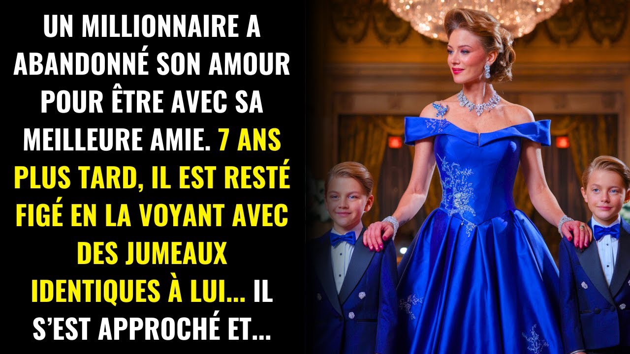 MILLIONNAIRE A QUITTÉ SON AMOUR POUR SA MEILLEURE AMIE… 7 ANS PLUS TARD, IL VOIT DES JUMEAUX…
