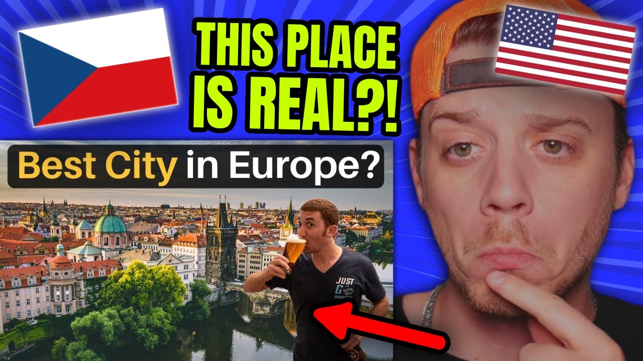 American Reacts to the BEST City in EUROPE?! (Prague, Czech Republic)
