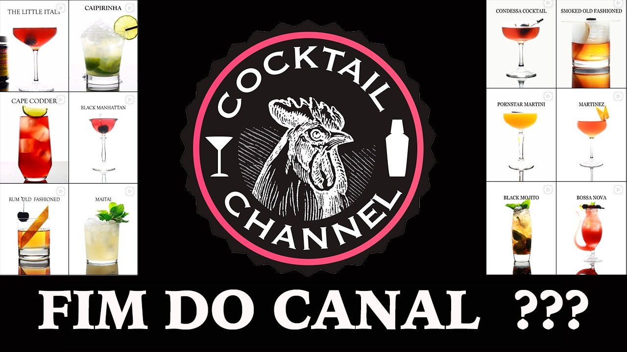 Cocktail Channel Fim do Canal ?? NOVOS CONTE&Uacute;DOS cocktailchannel #drinks #coquetelaria