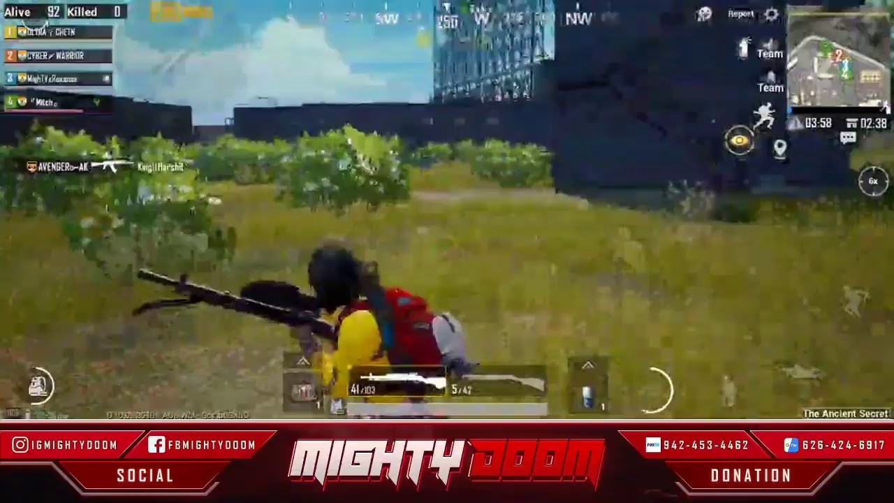 Playing PUBG Mobile Live | Mighty Doom Live