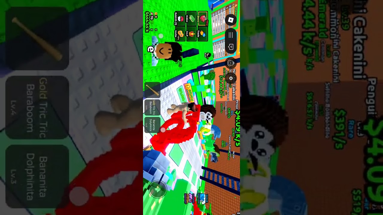 Escape a tsunami for brainrots