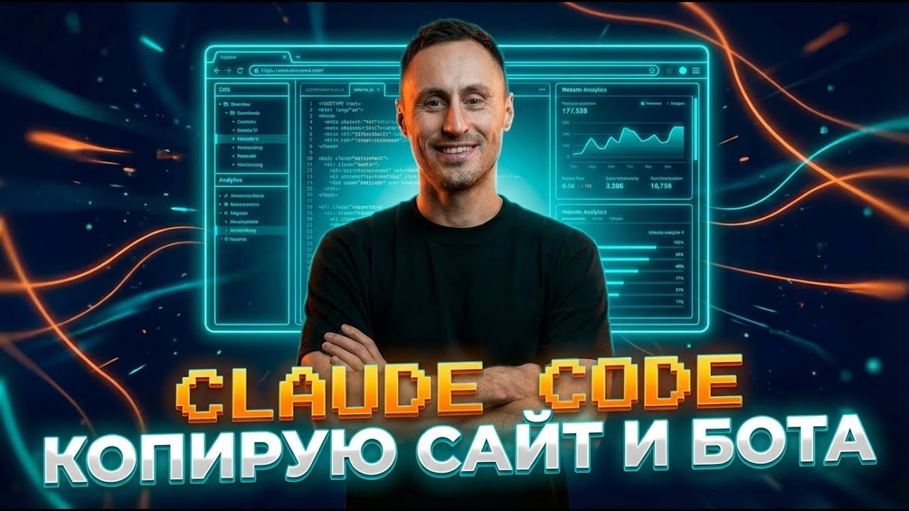 Claude Code: копирую сайт и логику бота за 10 минут