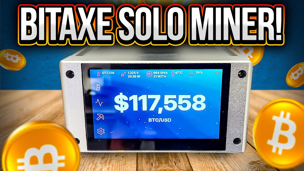 $275 Mini Home Bitcoin Miner for Getting Started! Bitaxe Touch