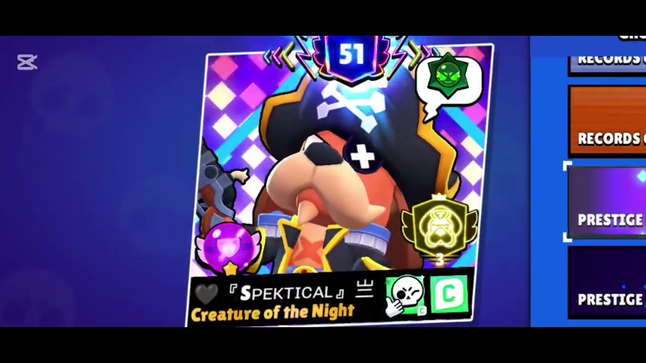 Alll the Prestige battle cards #brawlstars 